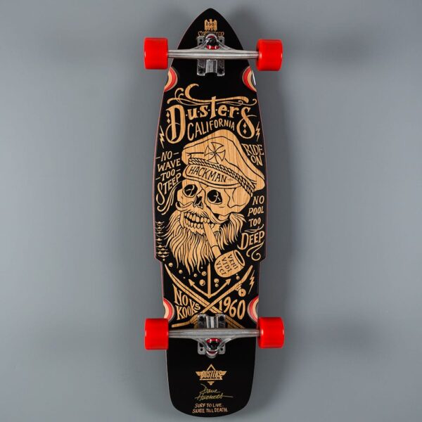 Dusters - Hackman Longboard Complete Skateboard 9.5" x 34'' - immagine 3