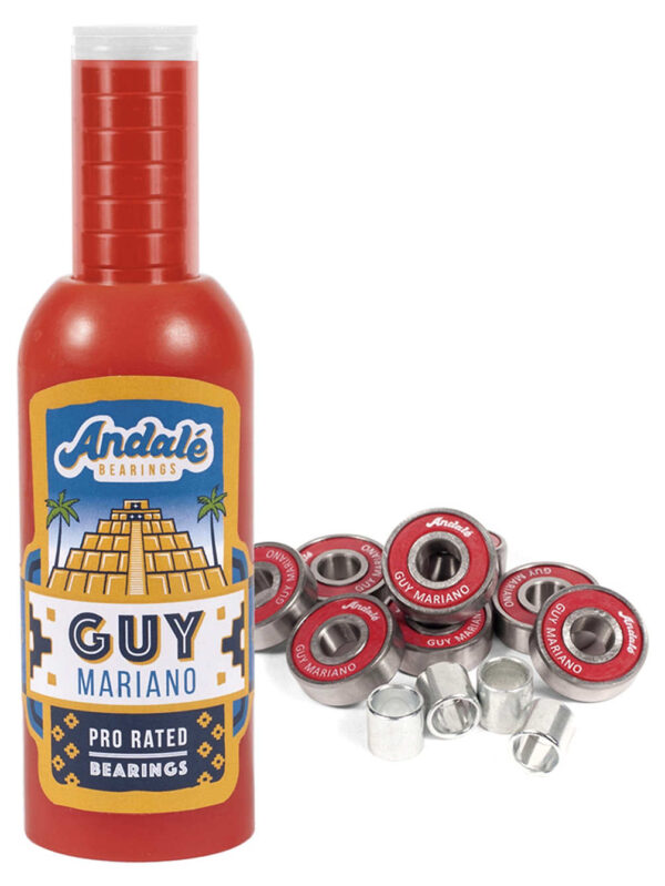 Andalè Bearings - Cuscinetti Skate Guy Mariano Hot Sauce Wax/Bearings