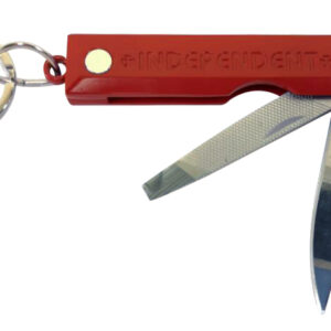 Independent - Red Curb Keyring