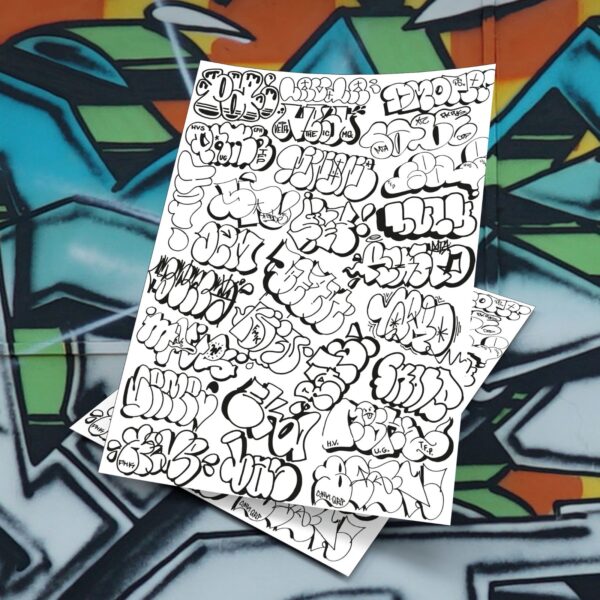 WALLRIDE FESTIVAL ''Top Throwies'' 2019 Silk Screen Limited Edition - immagine 2