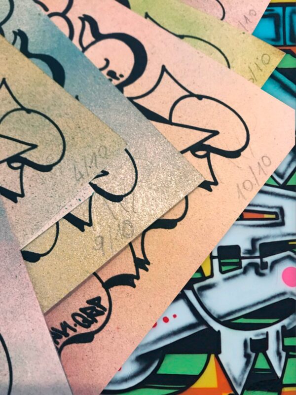 WALLRIDE FESTIVAL ''Top Throwies'' 2019 Silk Screen Limited Edition - immagine 4