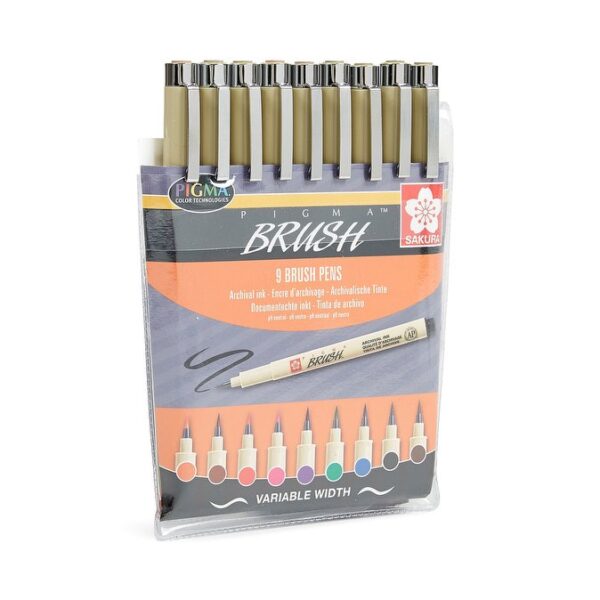 Sakura - Pigma Brush Set 9 pz