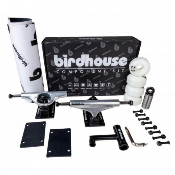 Birdhouse - Component Kit 5.25” Silver/Black