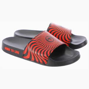 Spitfire - Classic Swirl Slide Black/Red