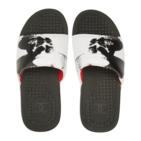 DC Shoes - Andy Warhol Bolsa Sandals White/Black/Red - immagine 2