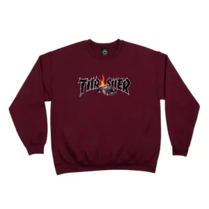 Thrasher Magazine felpa senza cappuccio