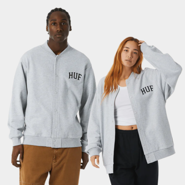 Huf cardigan felpa aperta