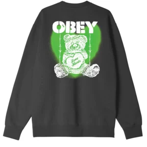 Obey felpa senza cappuccio