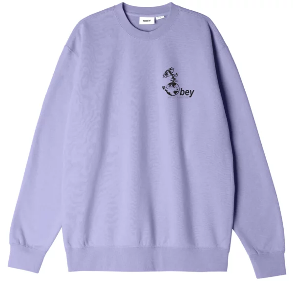 Obey felpa senza cappuccio