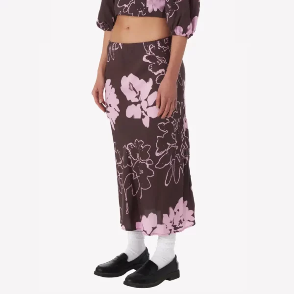 Obey midi skirt