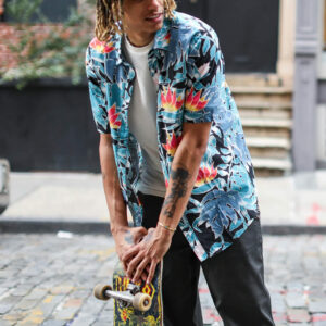 Volcom - Leaf Pit Floral Longo Shirt Black