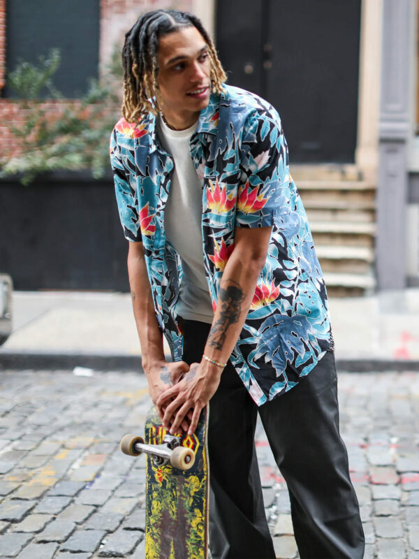 Volcom - Leaf Pit Floral Longo Shirt Black