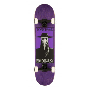 BIRDHOUSE - Complete Skateboard Stage 3 Hawk Plague Doctor Purple 7.5''