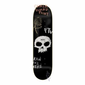 ZERO - Team Single Skull Chalkboard 8.25"