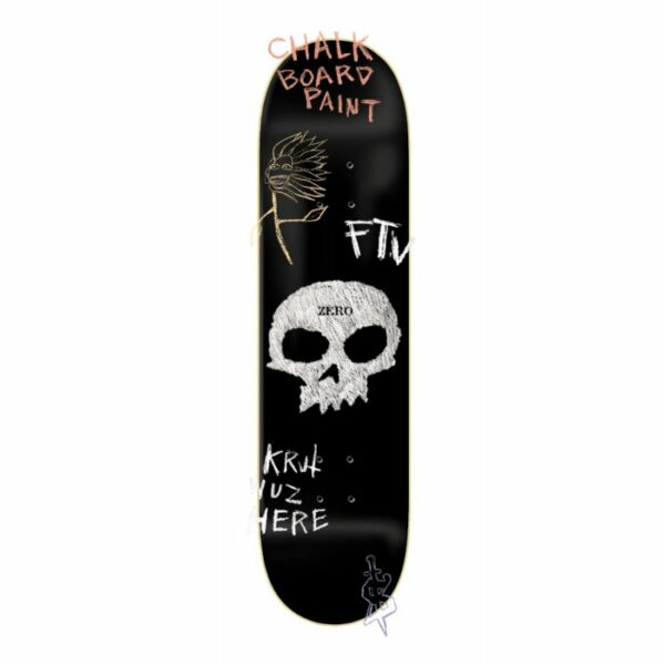 ZERO - Team Single Skull Chalkboard 8.25"