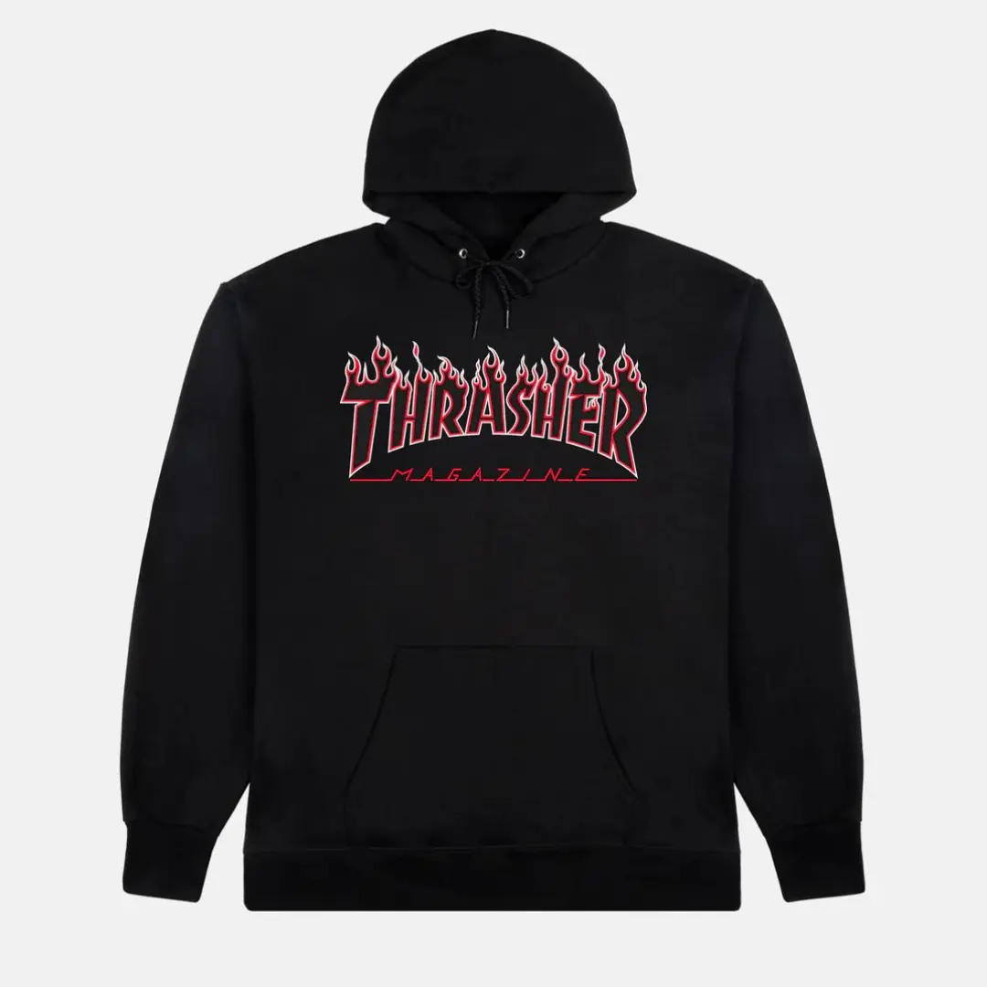 Thrasher Flame Hoodie IntrAppola Underground Shop
