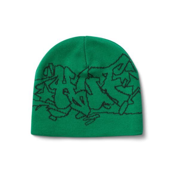 HUF - Outlines Skull Beanie Green - immagine 2