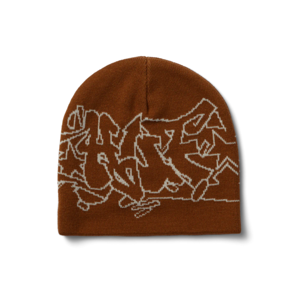 HUF - Outlines Skull Beanie Russet - immagine 2