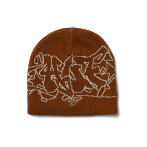 HUF - Outlines Skull Beanie Russet