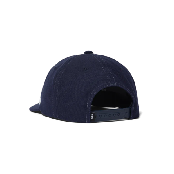 HUF - Outlines 6 Panel Snapback Hat Navy - immagine 3