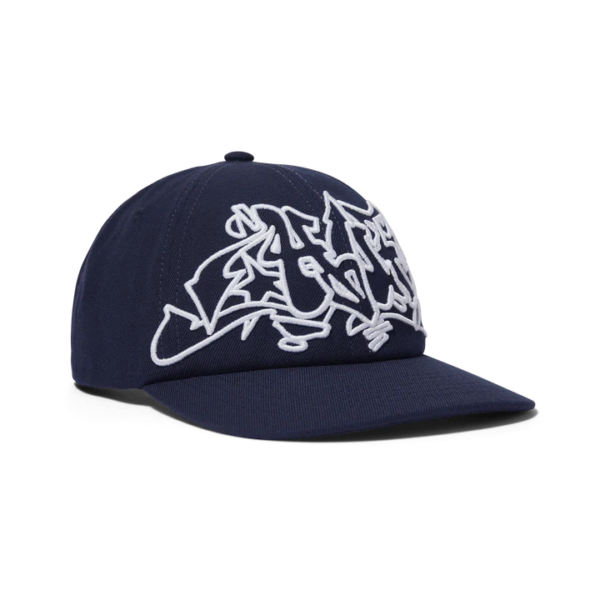 HUF - Outlines 6 Panel Snapback Hat Navy